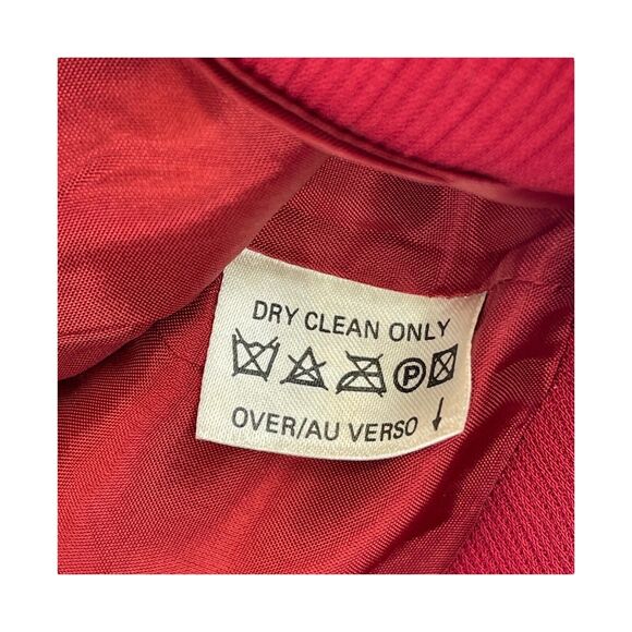 Liz Claiborne Red Blazer Jacket Lined 5 Button Front Women’s Size 10 - Picture 7 of 8